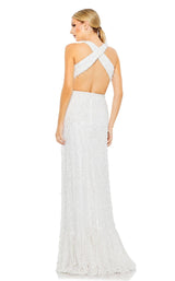 4 of 6 Mac Duggal 5656 Dress White