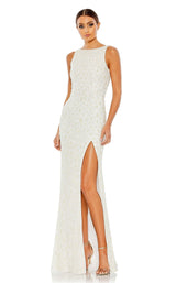 1 of 3 Mac Duggal 5667 Dress White