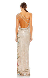 2 of 3 Mac Duggal 5670 Dress Nude-Multi