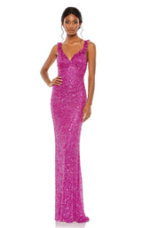 1 of 9 Mac Duggal 5674 Dress Fuchsia