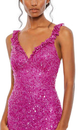 7 of 9 Mac Duggal 5674 Dress Fuchsia