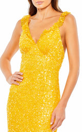 8 of 9 Mac Duggal 5674 Dress Marigold