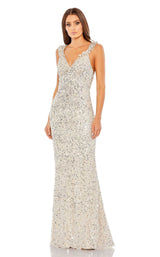 3 of 9 Mac Duggal 5674 Dress Nude-Silver