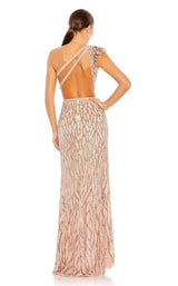 4 of 6 Mac Duggal 5680 Dress Rose-Gold