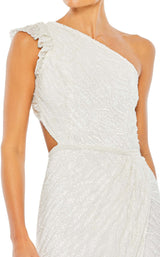 5 of 6 Mac Duggal 5680 Dress White