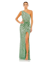 2 of 6 Mac Duggal 5687 Dress Sage