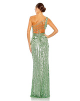 6 of 6 Mac Duggal 5687 Dress Sage