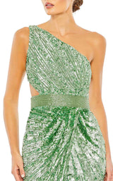 4 of 6 Mac Duggal 5687 Dress Sage