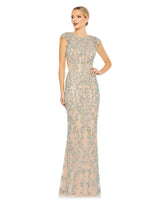 1 of 3 Mac Duggal 5689 Dress Nude-Multi