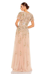 2 of 3 Mac Duggal 5717 Dress Taupe-Multi