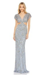 2 of 6 Mac Duggal 5731 Dress Platinum