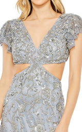 6 of 6 Mac Duggal 5731 Dress Platinum