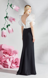 2 of 2 Odrella 5767 Dress Black-White