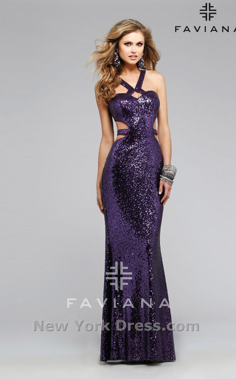 Faviana 7509 Purple