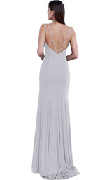 14 of 28 Jovani 58557 Silver