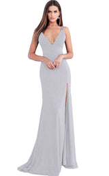 2 of 28 Jovani 58557 Silver