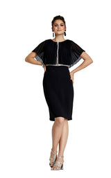 1 of 2 Odrella 5907 Dress Black
