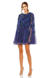 2 of 7 Mac Duggal 5917 Dress Cobalt