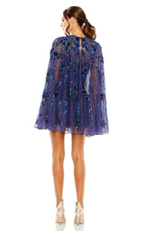 6 of 7 Mac Duggal 5917 Dress Cobalt