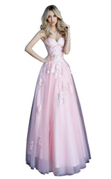 1 of 4 Jovani 59435 Light Pink