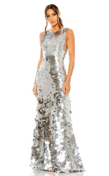 1 of 6 Mac Duggal 5959 Dress Silver