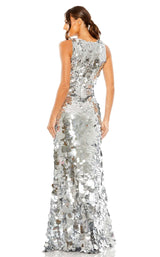 5 of 6 Mac Duggal 5959 Dress Silver
