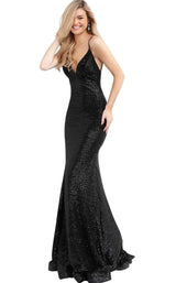 2 of 6 Jovani 59691 Black