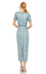 3 of 4 Mac Duggal 5980 Dress French-Blue