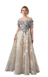 1 of 3 In Couture 4937 Dress Champagne