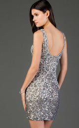 2 of 2 Scala 60046 Dress Lead-Silver