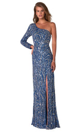 2 of 8 Scala 60128 Sapphire-Silver