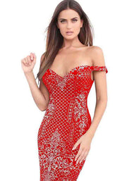 12 of 16 Jovani 60139 Red