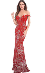 4 of 16 Jovani 60139 Red