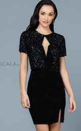 1 of 2 Scala 60200 Dress Black