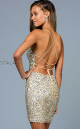 5 of 8 Scala 60201 Dress Champagne