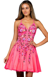 2 of 6 Scala 60203 Dress Flamingo