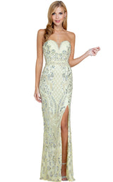 1 of 4 Scala 60212 Dress Banana-Silver