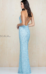 Scala 60218 Dress Ice-Blue-Silver