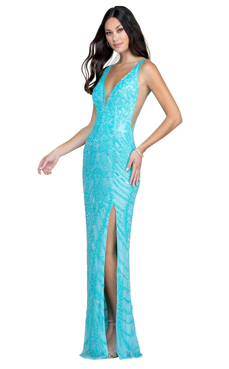 Scala 60222 Dress Turquoise