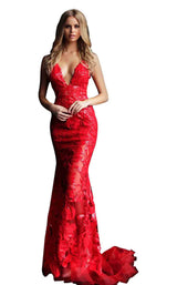 1 of 20 Jovani 60283 Red