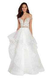 1 of 4 Alyce 60377 Ivory/Gold