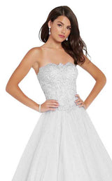 6 of 8 Alyce 60384 Diamond White Solid