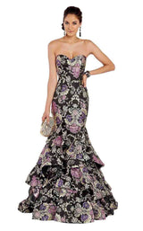 1 of 4 Alyce 60400 Black/Purple