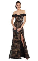 1 of 4 Alyce 60483 Black-Nude