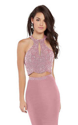 6 of 6 Alyce 60541 Dusty-Rose-Solid