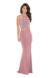 3 of 6 Alyce 60541 Dusty-Rose-Solid