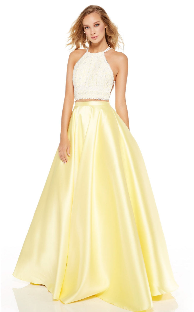 Alyce 60614 Diamond-White-Lemon-Drop