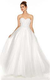 1 of 4 Alyce 60618 Dress Diamond-White