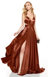 4 of 10 Alyce 60625 Dress Cinnamon