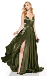 1 of 10 Alyce 60625 Dress Olive-Green